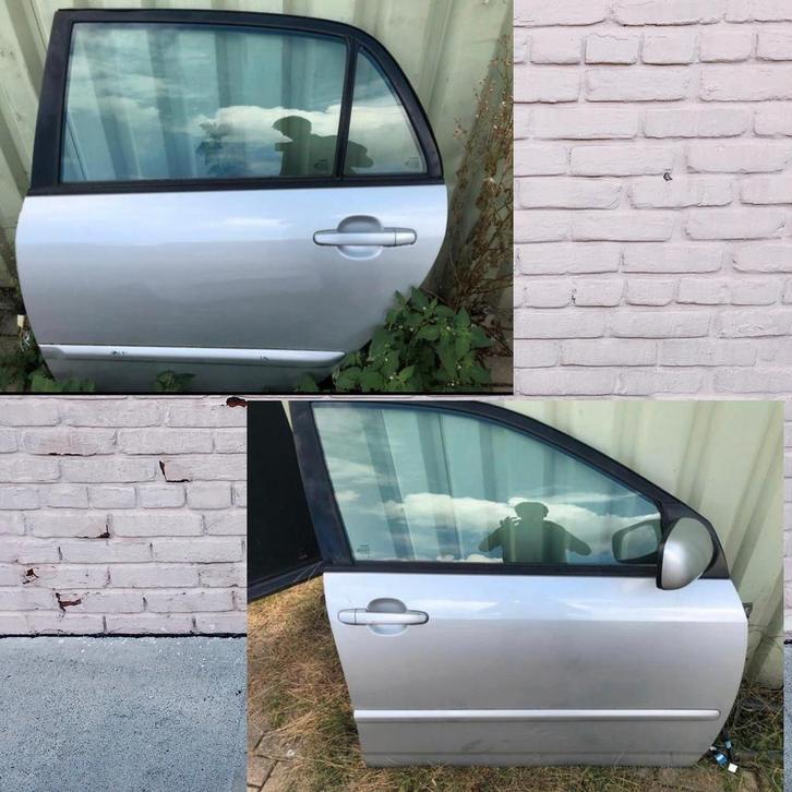 Deuren rechts voor en links achter Toyota Corolla E12 2003, Auto-onderdelen, Carrosserie en Plaatwerk, Deur, Toyota, Voor, Achter