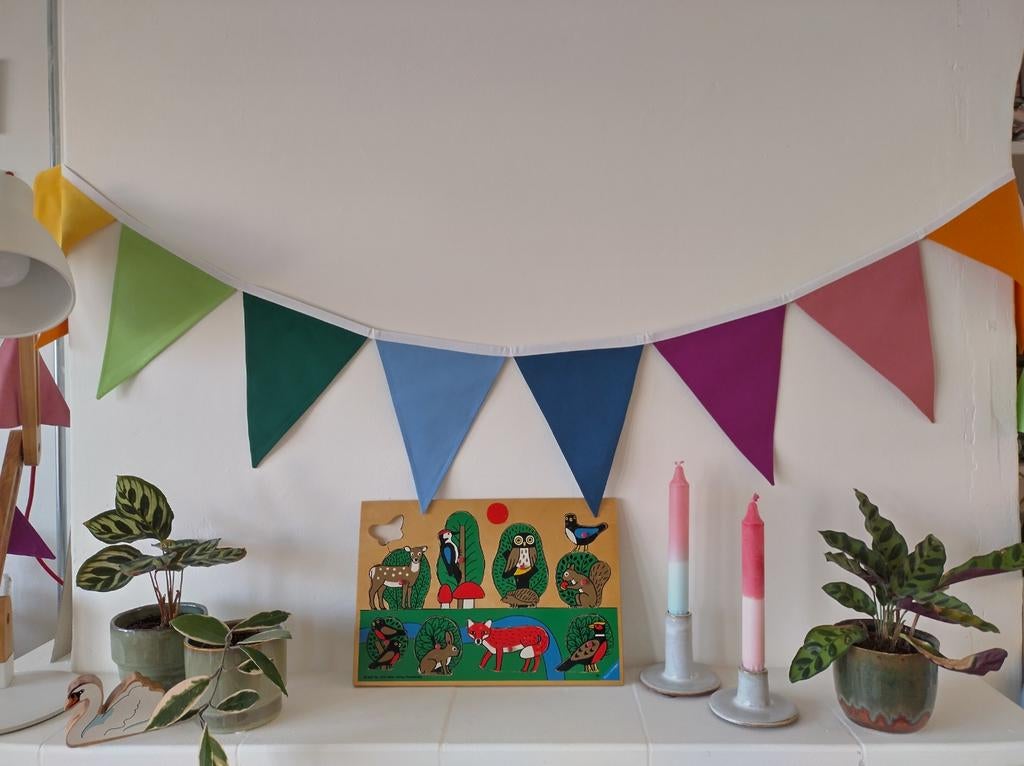 Lange stoffen slinger, Hobby en Vrije tijd, Feestartikelen, Ophalen of Verzenden, Nieuw, Versiering, Overige