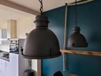 Mat zwart/ grijze hanglampen, Huis en Inrichting, Lampen | Hanglampen, Metaal, Zo goed als nieuw, Ophalen, 75 cm of meer