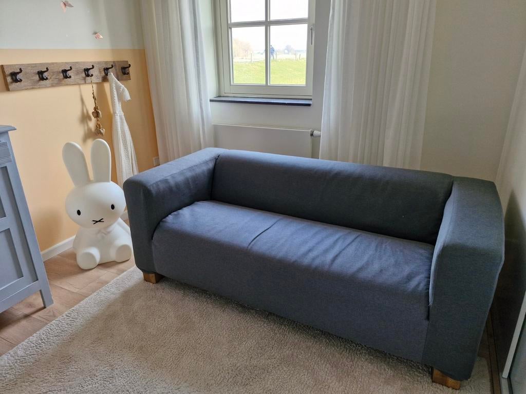 Ikea bankje met nieuwe handgemaakte hoes, Tweepersoons, Ophalen of Verzenden, Zo goed als nieuw, Minder dan 150 cm