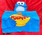 Sesamstraat Cookie Monster poncho handdoek, Ophalen of Verzenden, Nieuw, Handdoek