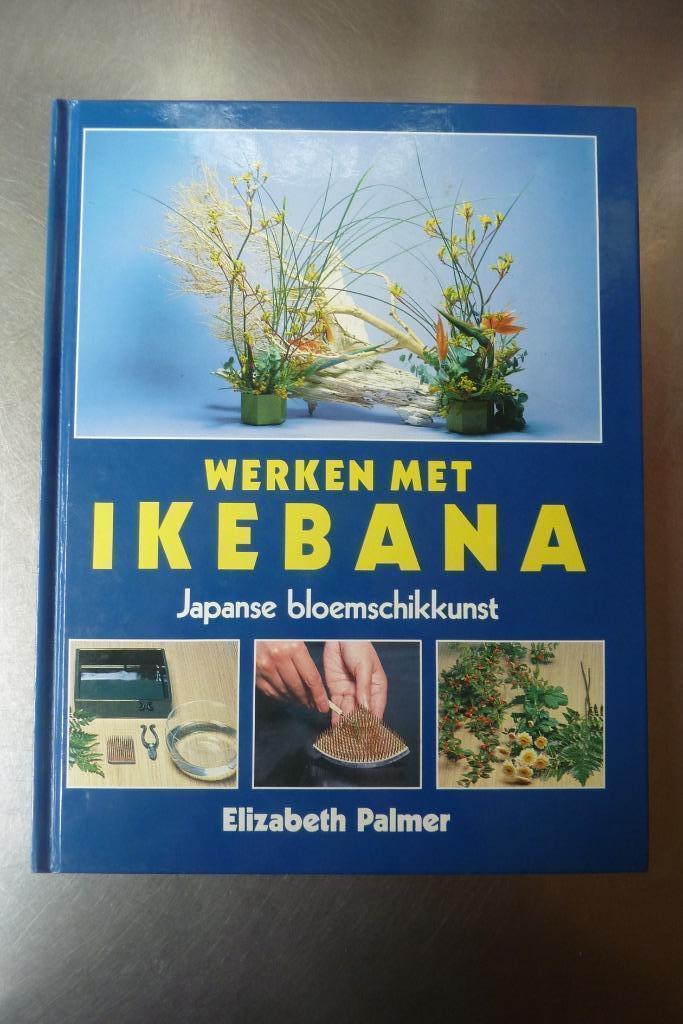 Werken met Ikebana Jap. bloemschikkunst - Elizabeth Palmer, Boeken, Hobby en Vrije tijd, Zo goed als nieuw, Ophalen of Verzenden