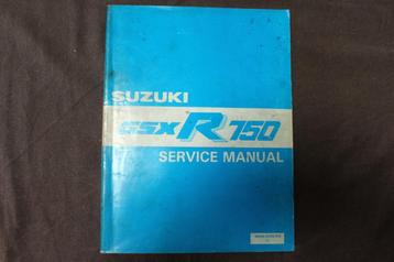 Suzuki GSXR750 1985 motorcycle service manual GSXR 750 GSX beschikbaar voor biedingen