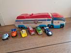 Paw Patrol wagen truck met 6 Paw Patrol auto's., Ophalen, Gebruikt