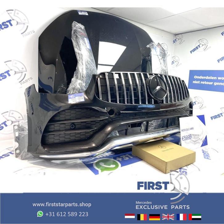 W253 X253 C253 GLC FACELIFT VOORKOP ZWART COMPLEET FRONT GT, Auto-onderdelen, Carrosserie en Plaatwerk, Bumper, Mercedes-Benz