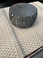 Salontafel rond 65cm staal, grijs, 50 tot 100 cm, Ophalen of Verzenden, Zo goed als nieuw, Minder dan 50 cm