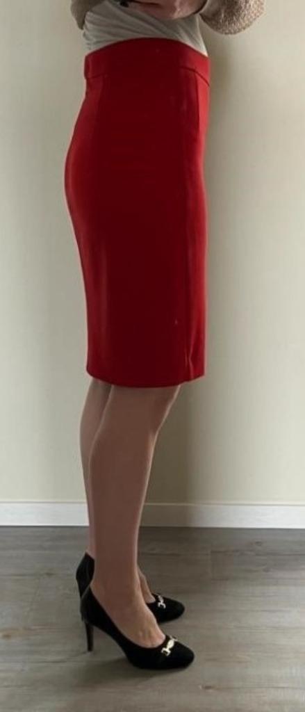 Vanilia Elements kokerrok rood maat 34, Kleding | Dames, Rokken, Zo goed als nieuw, Maat 34 (XS) of kleiner, Rood, Knielengte