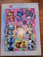 Heye Puzzel gekleurde katten, Hobby en Vrije tijd, Denksport en Puzzels, Ophalen of Verzenden, 500 t/m 1500 stukjes, Zo goed als nieuw