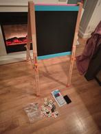 Leuk groot verstelbaar white en krijtbord kinderen, Ophalen of Verzenden, Krijtbord