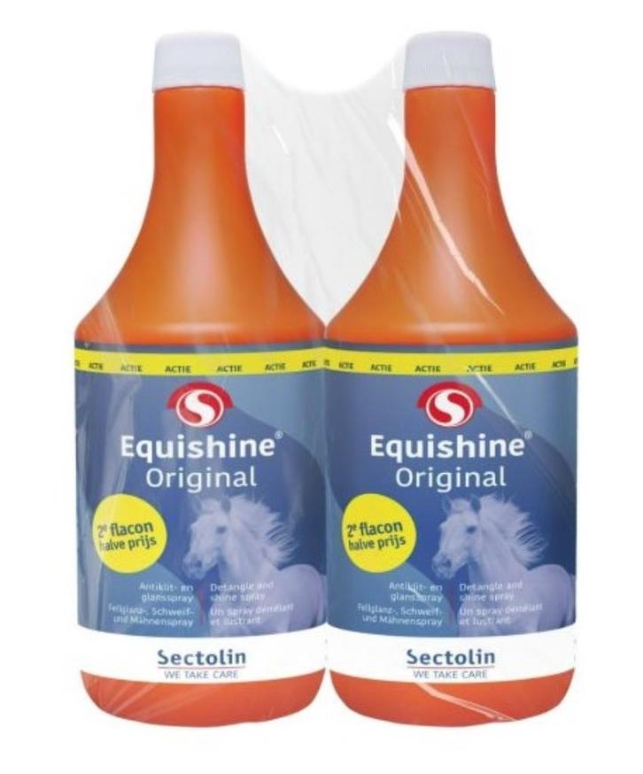 2 x 1 liter Equishine, Dieren en Toebehoren, Paarden en Pony's | Verzorgingsproducten, Nieuw, Ophalen of Verzenden
