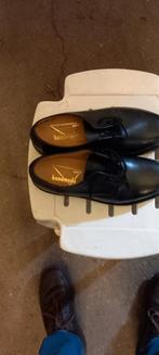 Handgemaakte Zwarte Veterschoenen, Ophalen of Verzenden, Nieuw, Zwart, Handmade