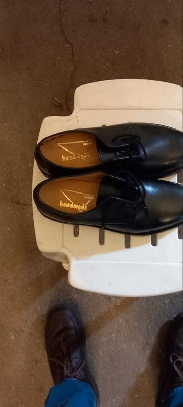 Handgemaakte Zwarte Veterschoenen beschikbaar voor biedingen