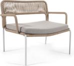 Kave Home loungestoel voor buiten (outdoor lounge chair), Ophalen, Minder dan 75 cm, Zo goed als nieuw, Stof