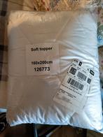 Nieuwe Soft Topper 160x200cm, Huis en Inrichting, Ophalen, Nieuw, Wit, Rechthoekig