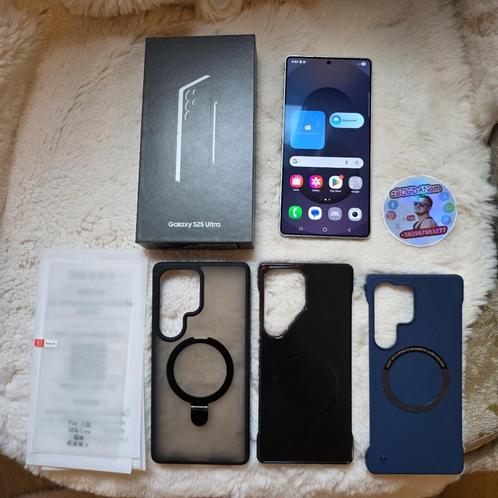 Samsung Galaxy S25 Ultra blue 256Gb New condition + Cases, Telecommunicatie, Mobiele telefoons | Samsung, Zo goed als nieuw, 256 GB