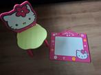 Hello Kitty stoel en tekenbord, 2 kanten voor krijt en stift, Ophalen, Zo goed als nieuw, Stoel(en)