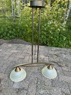 Lamp met dimmer en in hoogte verstelbaar melkglas kap, Ophalen, Gebruikt, 75 cm of meer