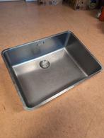 Rvs gootsteen, spoelbak, wasbak inbouw, Doe-het-zelf en Verbouw, Sanitair, Ophalen, Rvs, Wastafel