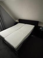 Luxe tweepersoons bed met elektrisch verstelbare bodem, Ophalen, Tweepersoons, Zo goed als nieuw, 200 cm