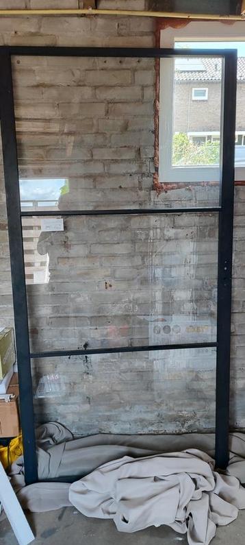 Aluminium deur mat zwart breedte 102 cm x lengte 201,5 cm beschikbaar voor biedingen