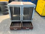 Hondenkennel bench autobench, Dieren en Toebehoren, Hondenhokken, Ophalen of Verzenden, Zo goed als nieuw, 75 tot 110 cm