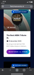 the best abba tribute, Tickets en Kaartjes, Twee personen, December