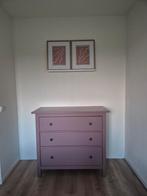Ikea Hemnes kast / commode - roze, Huis en Inrichting, Kasten | Ladekasten, Ophalen, Gebruikt, 100 tot 150 cm, 3 of 4 laden