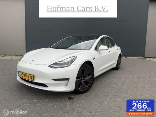 Tesla Model 3 Long Range AWD 75 kWh Trekhaak Incl BTW Pearl, Auto's, Tesla, Bedrijf, Te koop, Model 3, 4x4, ABS, Adaptive Cruise Control