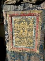 Handgeschilderde Tibetaanse Shakyamuni Boeddha Thangka, Ophalen of Verzenden