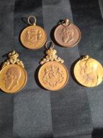 5 Belgische medailles., Postzegels en Munten, Penningen en Medailles, Ophalen of Verzenden, Overige materialen, Buitenland