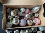 Antieke kerstballen en pieken +/- 30 stuks, Diversen, Gebruikt, Ophalen