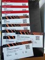2024/25 complete set Europese thuistickets Ajax, Verzamelen, Sportartikelen en Voetbal, Verzenden, Zo goed als nieuw, Ajax, Overige typen