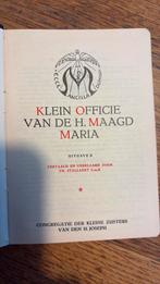 Kerkboek 1940 kleine officie h maagd maria, Boeken, Ophalen of Verzenden, Zo goed als nieuw, Tarot of Kaarten leggen, Overige typen