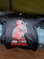 Retro Deadpool T-Shirt - Maat XXL, Zwart, Overige maten, Ophalen of Verzenden, Marvel