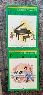 Piano Lesboeken Niveau 1B - Alfred's Basic Library, Ophalen of Verzenden, Gelezen, Instrument