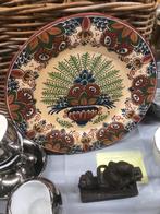 Vintage Handbeschilderd Decoratief Bord, Antiek en Kunst, Antiek | Wandborden en Tegels, Ophalen of Verzenden