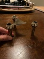 Kapotte Stoff Nagel kandelaar, Antiek en Kunst, Antiek | Kandelaars, Ophalen of Verzenden, Overige materialen