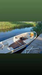 Stalen vlet/sloep 5.65 mtr, Watersport en Boten, Ophalen, Gebruikt, Tot 10 pk, Staal