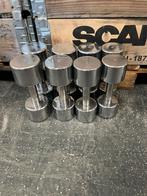 Chrome dumbells dumbbell set gewichten 7-8-9 en 10 kg, Ophalen, Dumbbell, Gebruikt, 7-8-9 en 10 kg