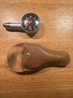 Motometer Bandenspanningsmeter met leren etui, Ophalen of Verzenden, Gebruikt