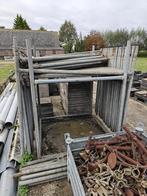 julken stalen steiger, Doe-het-zelf en Verbouw, Steigers, Ophalen, Gebruikt, Gevelsteiger, 5 meter of hoger