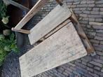 Schoolbankje , oud houten schoolbankje, Ophalen, Gebruikt, Stoel(en)