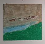 Eendenfamilie Schilderij, Antiek en Kunst, Ophalen of Verzenden