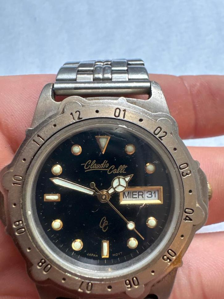 Claudio Calli Horloge - Uniek Design!, Sieraden, Tassen en Uiterlijk, Horloges | Heren, Gebruikt, Polshorloge, Overige merken