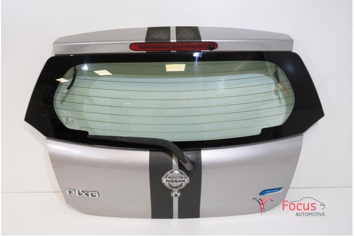 Achterklep van een Nissan Pixo (Z2S), Auto-onderdelen, Carrosserie en Plaatwerk, Achterklep, Nissan, Gebruikt, 6 maanden garantie