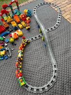Grote zak Duplo: Trein, rails & meer!, Ophalen, Gebruikt, Losse stenen, Duplo