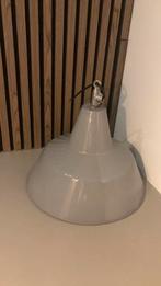 Industriële Philips hanglamp fabriekslamp emaille grijs, Huis en Inrichting, Ophalen of Verzenden, Zo goed als nieuw, Minder dan 50 cm