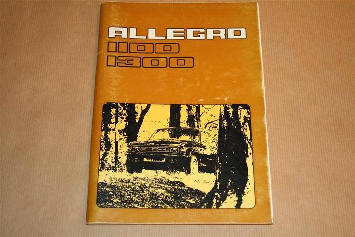 Handleiding Austin Allegro 1100 en 1300 - 1976, Auto diversen, Handleidingen en Instructieboekjes, Ophalen of Verzenden