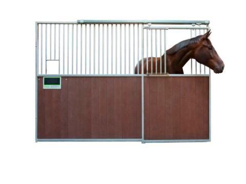 Corton paardenbox voorwand en zijwand hardhouten planken, Dieren en Toebehoren, Paarden en Pony's | Overige Paardenspullen, Gebruikt