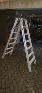 Trap dubbel 2x7, professioneel Asc, Doe-het-zelf en Verbouw, Ladders en Trappen, Ophalen, Gebruikt, Trap, Minder dan 2 meter